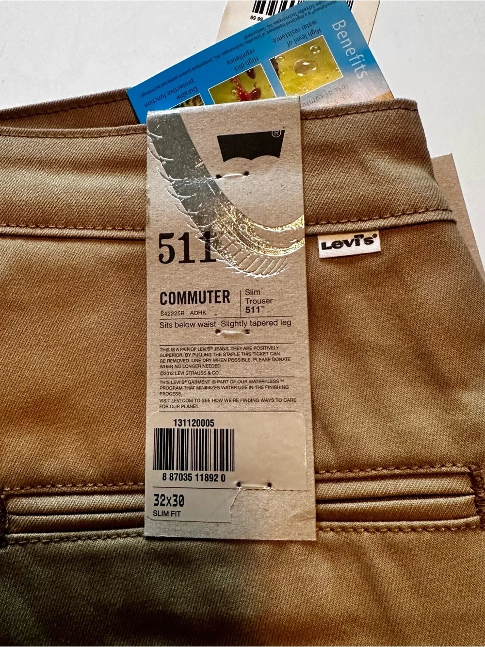 Levi's Men's Tan Chinos - Classic Straight Fit